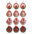 thumbnail image 3 of Ornement En Ruban Cardinal (Assortiment) (12/Disp) - Lot De 12, 3 of 4