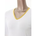 thumbnail image 4 of Kaerm Robe Tunique de Danse pour Femmes avec Manches Longues Blanc&Blanc P, 4 of 7