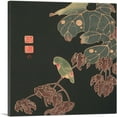 thumbnail image 1 of ARTCANVAS The Paroquet Canvas Art Print by Jakuchu Ito - Size: 26" x 26" (1.50" Deep), 1 of 9