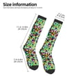 thumbnail image 5 of Balery Colorful Tie Dye Stained Glass Printed Novelty Socks Men's Women's Crew Socks Sports Socks Knee High Socks Cotton Socks Quirky and Cool Socks, 5 of 9