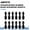 Black, variant on ABPETE Spearfishing Rubber Band Wishbone Inserts,Replacement Wishbones for Speargun Bands, Diving & Underwater Fishing Equipment Accessories(12-Pack,Blue)