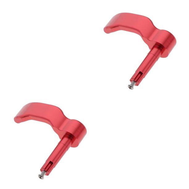 Riwesomey CNC Throttle Lifter Lever for Polaris 09+ 570/850/1000 Rojo 2piezas