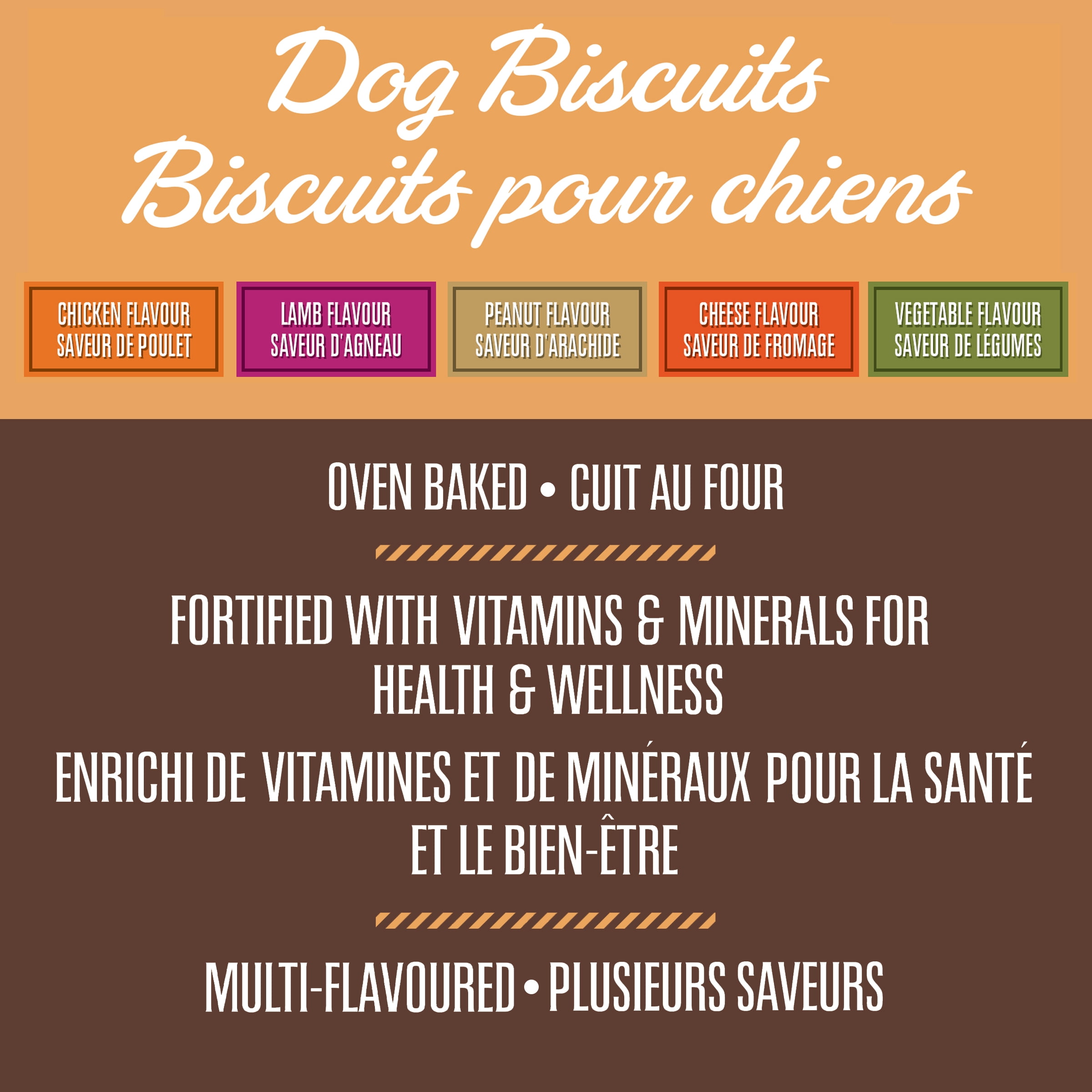 Biscuits pour chiens Ol'Roy 5 saveurs NB-24M