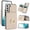 White, variant on ELEHOLD Case for Samsung Galaxy S22 Plus,Business PU Leather Stand Case with Card Holder & Ring Holder,Black