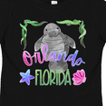 thumbnail image 4 of Inktastic Orlando Florida Cute Swimming Manatee Boys or Girls Toddler T-Shirt, 4 of 5