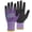 Purple, variant on KAYGO Safety Work Gloves MicroFoam Nitrile Coated, 3 Pairs KG18NB, Seamless Knit Nylon Glove for Men and Women, Ideal for Automotive, Warehouse, Construction, Purple, L