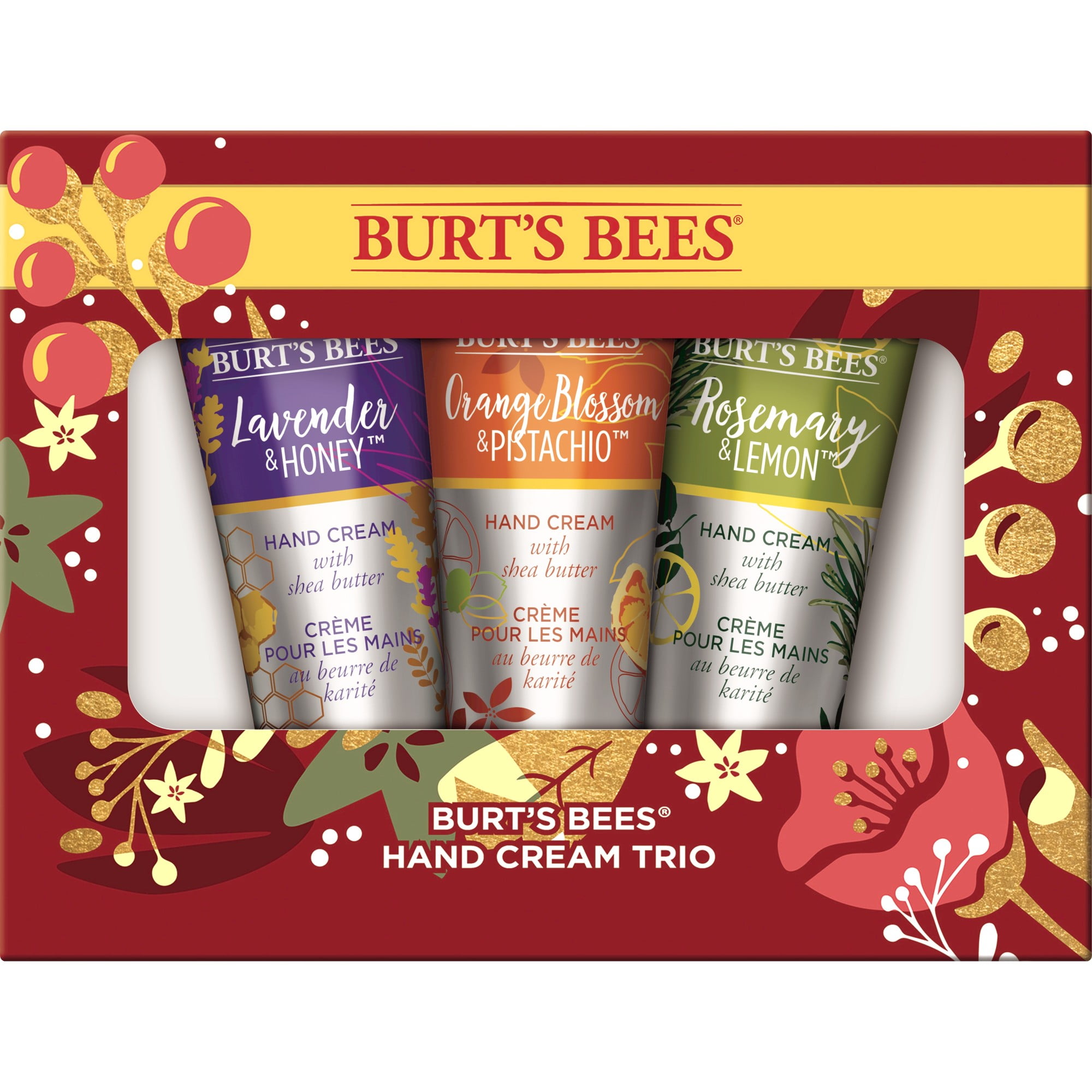 Mordrin Naar boven Het is goedkoop Burt's Bees Shea Butter Hand Cream Trio Holiday Gift Set, 3Ct - Walmart.com