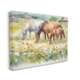 thumbnail image 4 of Stupell Industries Grazing Horses in Meadow Animals & Insects Painting Gallery Wrapped Canvas Art Print Wall Art, 20 x 16, 4 of 8