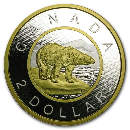 2015 Canada 5oz Proof Silver Polar Bear Big Coin Series ($2 Coin)