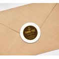 thumbnail image 3 of Darling Souvenir Round Anchor Thank You Stickers Wedding Personalized Bride Groom Names And Date Envelope Seals-45 Pcs, 3 of 4