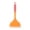 Orange, variant on LShunze Silicone Pancakes Spatula,Wide Pancakes Spatula Turner for Eggs Fish Pizza and Steak Shovel Omelette Spatulas for Nonstick Cookware,Heat Resistant Kitchen Flipper Spatulas for Cooking