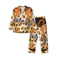 thumbnail image 1 of Fotbe Fall Farmhouse Pumpkins Pijama de Hombre con Estampado de Manga Larga, Conjunto de 2 Piezas, Ropa de Dormir Suave y Cómoda con Bolsillos-Large, 1 of 7