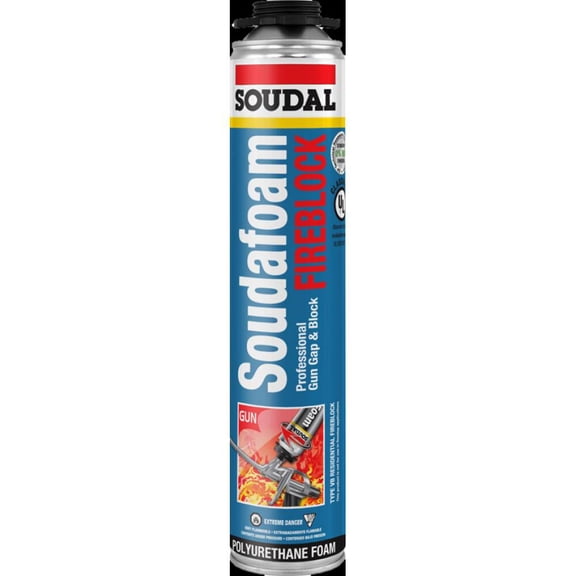 Soudal 24 Oz Aerosol Can Gun Soudafoam Fireblock Pu Foam