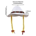 thumbnail image 2 of Slccxzc Floral Embroidered Oktoberfest Hat Adult Braided Bavarian Sun Cap, 2 of 7