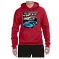 thumbnail image 2 of Ford GT American Horse Power Mustang | Mens Cars and Trucks Hooded Sweatshirt Graphic Hoodie, Red, 3XL, 2 of 4