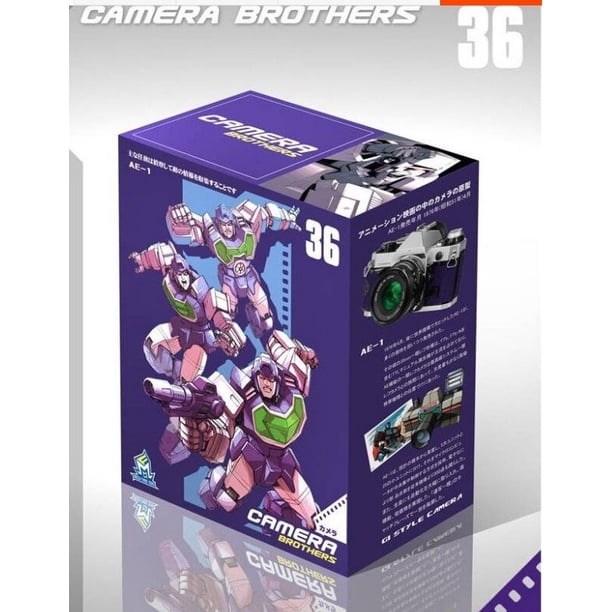 NUEVO MFT Transformation MF-36 Cámara Brothers G1 Modelo Robots Juguete Mini Figura de acción Pocket MF36 Juguetes para niños Regalo xuanjing unisex