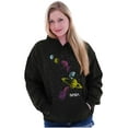 thumbnail image 4 of Retro NASA Space Milky Way Planets Hoodie Sweatshirt Women Men Brisco Brands S, 4 of 6