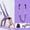 Purple, variant on Yoga Stretching Strap, Aerial Yoga Strap, Adjustable Fitness Strap Band for Waist Trainer Leg Stretching, Anti-gravity Inversion Exercise Door Flexibility Tensile Trainer for Pilates Dance(Green)