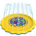 thumbnail image 1 of Almohadilla para salpicaduras con ventosa de 170 cm, tapete para juegos acuáticos, aspersor para fiestas, almohadilla para salpicaduras, juguetes en aerosol de verano para niños y mascotas, jardín al aire libre, actividades familiares (el mundo submarino) Sailing Electrónica, 1 of 5