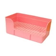 thumbnail image 2 of TOOYFUL Potty Pee Pan Tray Corner Toilet Box Pet Toilet for Cat Small Animals Rats Cage Accessories Pink, 2 of 9