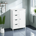 thumbnail image 3 of Swonuk 4-Drawer Wood Chest of Drawers, Modern Storage Cabinet for Bathroom, Closet, Entryway, Hallway, Nursery, 3 of 8