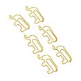 thumbnail image 1 of Golden Shaped Paper Clips, 100pcs Metal Paperclips, Prevent Slip Cute Decorative, Ideal For Document Notebook, 1 of 8