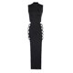 thumbnail image 1 of Vestidos de club para mujer Fiesta de noche sexy Cuello alto Vestido negro delgado Vestido de encaje con abertura alta informal para fiesta de graduación (Negro-M) TUNC Sencillez, 1 of 5