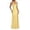 Yellow, variant on Tqcoqu Women's Satin Deep V Neck Dresses,Sleeveless Empire Waist Maxi Evening Dress Bridesmaid Gown,Black Women's S-XXL