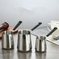 thumbnail image 2 of Milk Steaming Frothing Pitcher Stainless Steel Nonstick Milk Jug Pull Flower Cup Perfect for Coffee Cappuccino Latte Art, 2 of 15