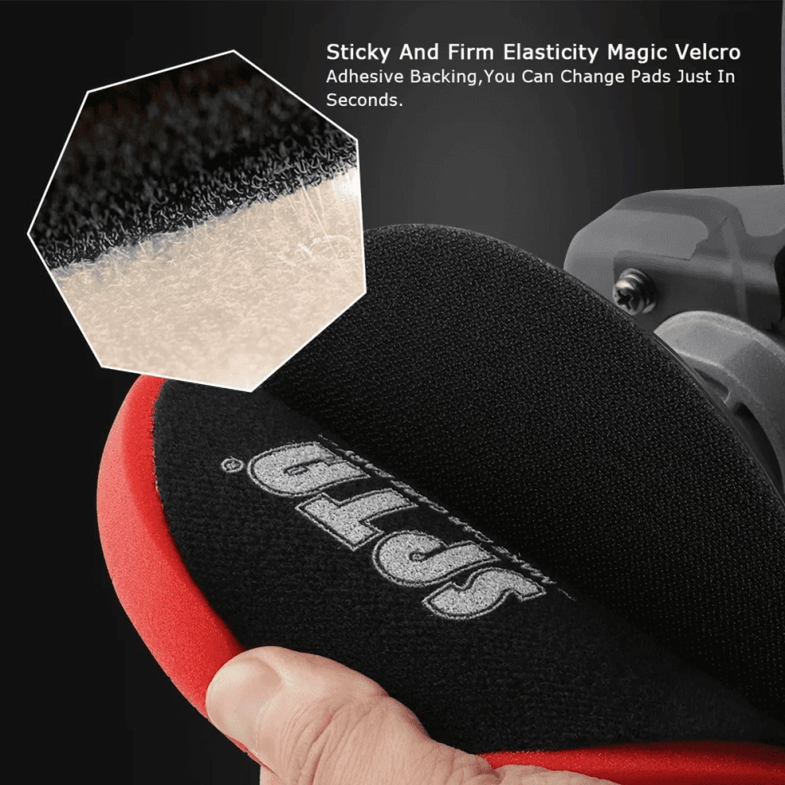 SPTA 5 Inch Rotary Buffer Polisher Electric Polishing Machine For Auto Buffing and Polishing