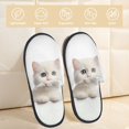 thumbnail image 2 of Fotbe Cute Kittens And Puppy Pantuflas Peludas para Mujer con Estampado, Zapatillas de Peluche, Zapatos de Invierno para Casa, Uso Interior y Exterior-Medium, 2 of 8