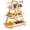 D-Gold Stand-10+12+14 Inches, variant on 10 Inches B-Black Platter Ceramic Serving Tray
