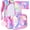 3pcs Unicorn Pink, variant on 2 IN 1 Boys Dinosaur Backpack, 17" Kids Bookbag with Built-in Bottom Lunch Compartment, Water Resistant School Backpacks for Elementary Toddler - Lightning T-Rex Blue