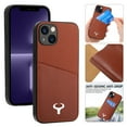 thumbnail image 1 of TECH CIRCLE Leather Wallet Case for iPhone 12 Pro Max with Card Slot Anti-Fingerprint Scratch Resistant Shockproof Case Support Wireless Charging For iPhone 12 Pro Max,Brown, 1 of 7