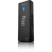 IK Multimedia iRig HD 2 Guitar Audio Interface for iPhone, iPad, Mac, PC (Black)