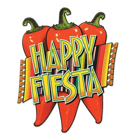 Club Pack Of 24 Red Green And Yellow Happy Fiesta Red Chili