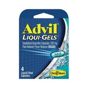 Advil 9005017 Pain Reliever & Fever Reducer - 4 Count & Pack of 6