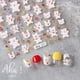 thumbnail image 3 of Bear Flower Nail Art Stickers Decals Banana Cherry Fruit Nail Art Sticker 3D Self Adhesive DIY Design Fashion Trend Glamour (2 Sheets), 3 of 4