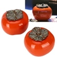thumbnail image 2 of LAFGUR Tea Pot,2pcs Tea Storage Pot Ceramics Persimmon Coffee Nut Sealed Containers Kitchen Decoration,Tea Ceramics Tank, 2 of 8