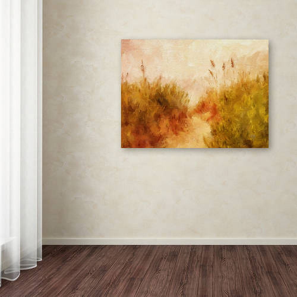 Trademark Fine Art "Beach Grass" Canvas Art by Lois Bryan