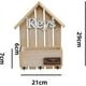 thumbnail image 2 of 2025 Latest Model wooden key box wall mounted(gold), 2 of 5