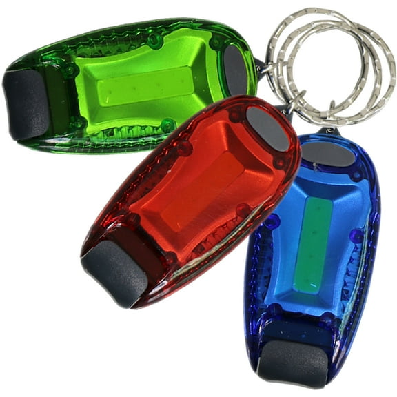WORGEOUS 3 Pcs Running Safety Light Cycling Warning Flashlight Shed Alarm Work