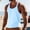 Light Blue, variant on WIZUTIZ Mens Gym Workout Sleeveless Tank Top Color Block Muscle Athletic Tops Shirt Summer Beach Outfits