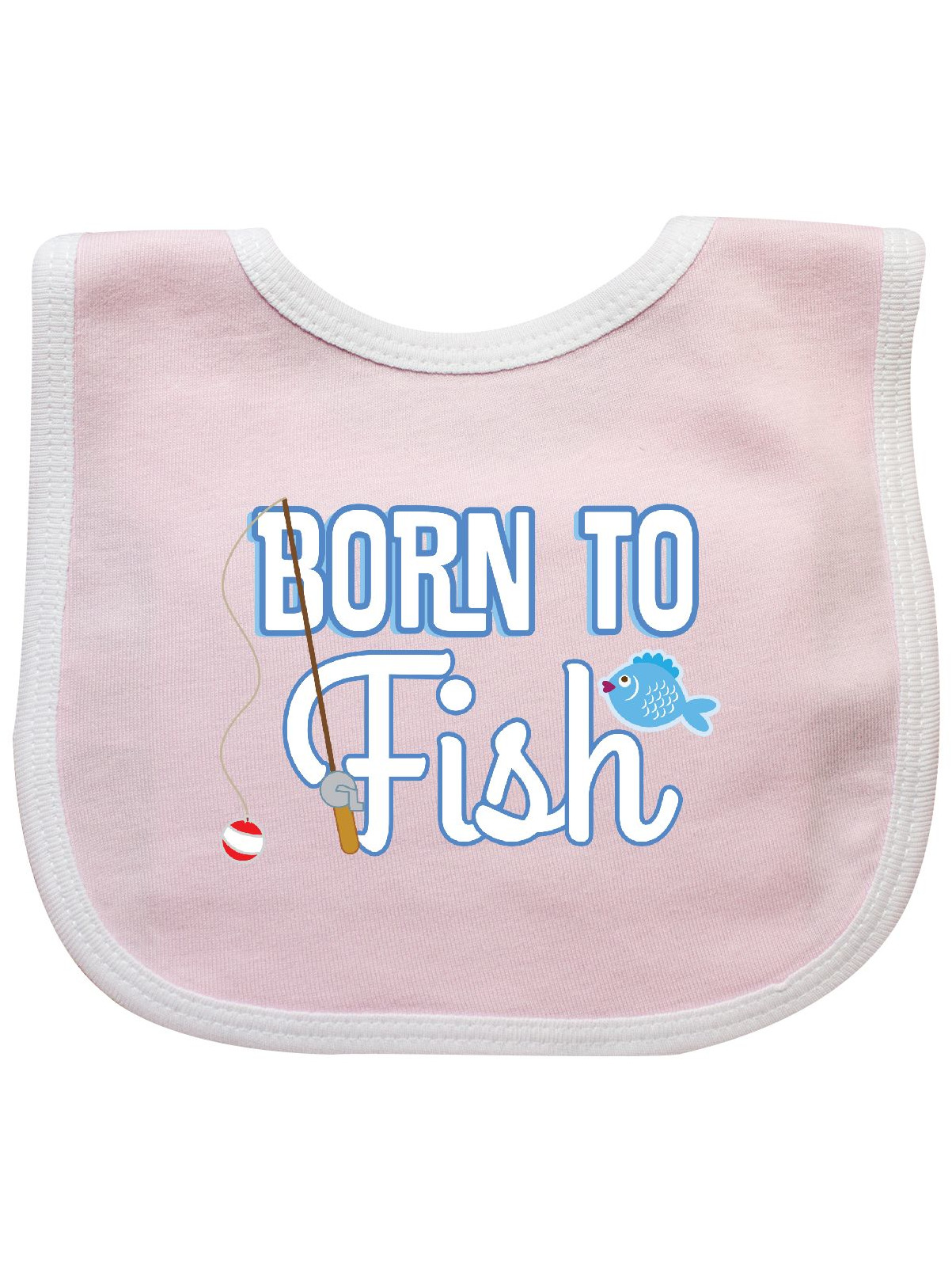 Born To Fish Go Fishing Baby Bib
