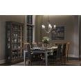 thumbnail image 4 of Progress Lighting Lassiter 5-Light Chandelier, Matte Black, Clear Glass Shades, 4 of 7