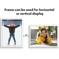 thumbnail image 3 of Americanflat 18x24 Poster Frame with Polished Plexiglass Streamline Collection Thin Border Wall - White, 3 of 7
