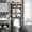 Black Brown, variant on 3-Tier Over Toilet Storage with Anti-Tilt Safety System - 150lb Total Capacity Metal Bathroom Shelves Including Paper Holder & 4 Hooks, Space Saving Above Commode Organizer (64" H, White)
