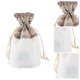 thumbnail image 1 of 12Pcs Jewelry Storage Drawstring Bags Perfect For Family And Friends Gift Packing White Color 14X10Cm Washable Material, 1 of 5