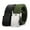 Army Green, variant on Unisex Metal Buckle Leather Belt with Perforated Detail, Classic Strap for Pants,Army Green Fits All – Gift Ready