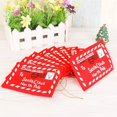 thumbnail image 3 of Colgante de sobre rojo de Papá Noel para decoración del hogar, 5 piezas, decoración de fiesta de boda, bolsas de Año Nuevo, tarjetas de regalo de Navidad, accesorios para el hogar, 3 of 4